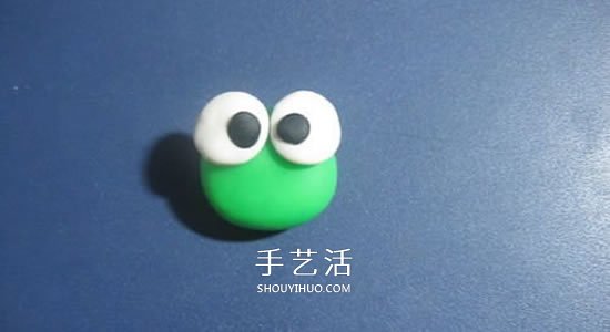 做一只可爱的豆糕蛙 橡皮泥制作小青蛙图解 -  www.shouyihuo.com