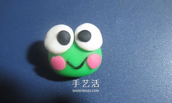 做一只可爱的豆糕蛙 橡皮泥制作小青蛙图解 -  www.shouyihuo.com