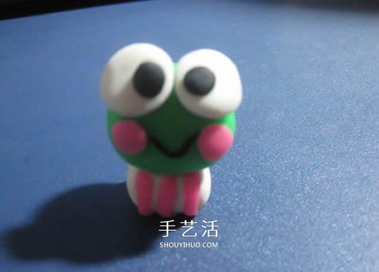 做一只可爱的豆糕蛙 橡皮泥制作小青蛙图解 -  www.shouyihuo.com