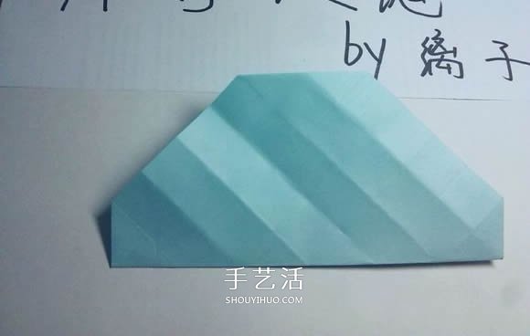 一步一步教你折！详细川崎玫瑰折纸过程图解 -  www.shouyihuo.com