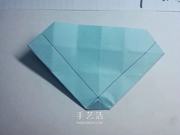 一步一步教你折！详细川崎玫瑰折纸过程图解 -  www.shouyihuo.com
