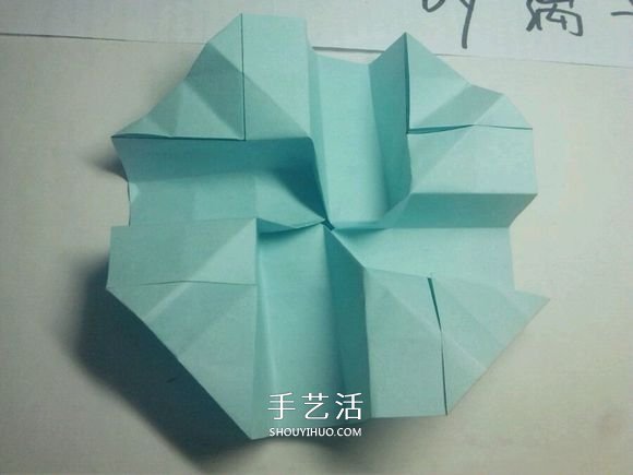 一步一步教你折！详细川崎玫瑰折纸过程图解 -  www.shouyihuo.com
