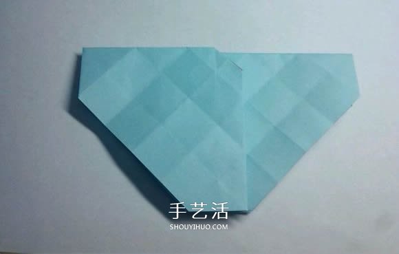 一步一步教你折！详细川崎玫瑰折纸过程图解 -  www.shouyihuo.com