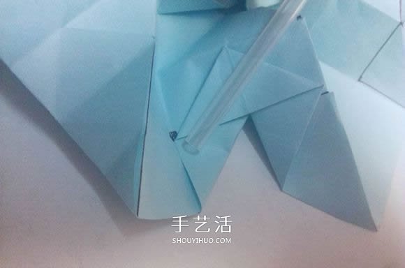 一步一步教你折！详细川崎玫瑰折纸过程图解 -  www.shouyihuo.com
