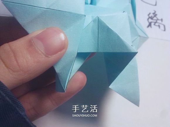 一步一步教你折！详细川崎玫瑰折纸过程图解 -  www.shouyihuo.com