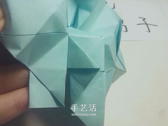 一步一步教你折！详细川崎玫瑰折纸过程图解 -  www.shouyihuo.com