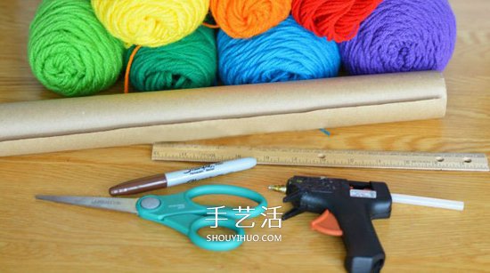 毛线手工制作冰激凌 DIY充满活力的夏日挂饰 -  www.shouyihuo.com