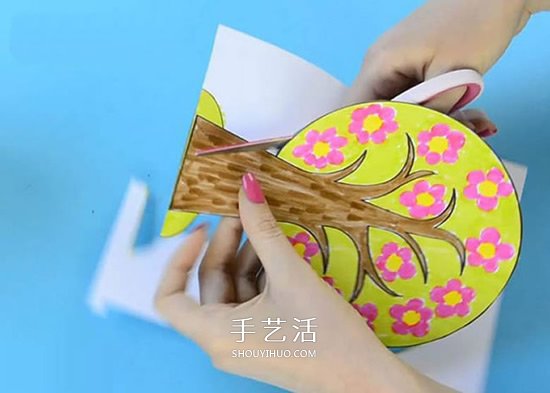 植树节手工小制作 用卡纸做立体大树的方法 -  www.shouyihuo.com