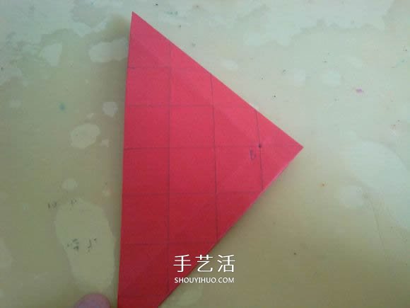 LS玫瑰花的折法图解 手工怎么折LS玫瑰步骤 -  www.shouyihuo.com