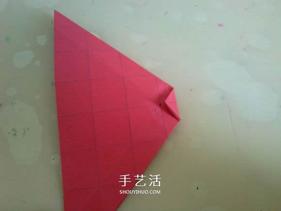 LS玫瑰花的折法图解 手工怎么折LS玫瑰步骤 -  www.shouyihuo.com