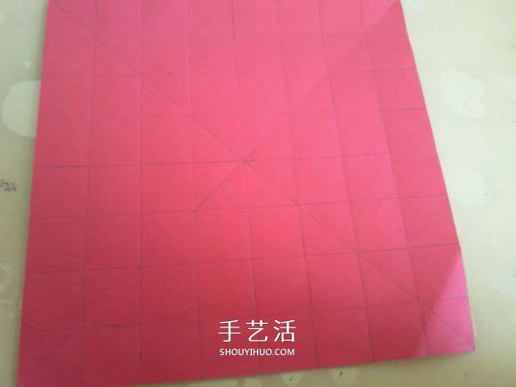 LS玫瑰花的折法图解 手工怎么折LS玫瑰步骤 -  www.shouyihuo.com