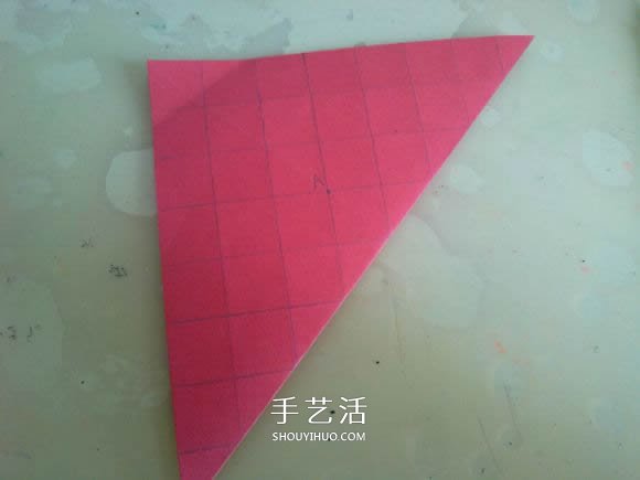 LS玫瑰花的折法图解 手工怎么折LS玫瑰步骤 -  www.shouyihuo.com