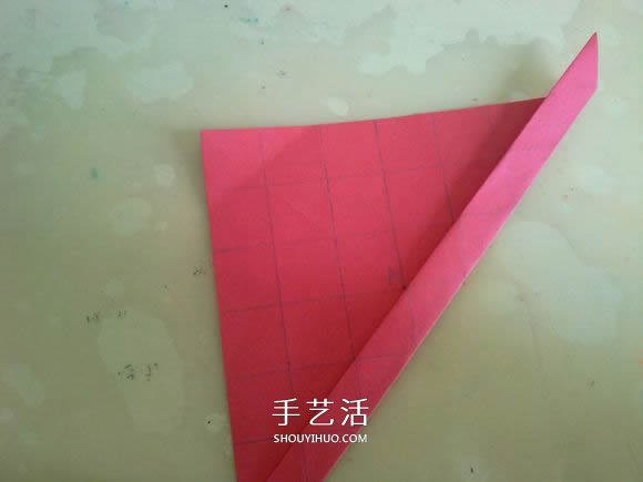 LS玫瑰花的折法图解 手工怎么折LS玫瑰步骤 -  www.shouyihuo.com