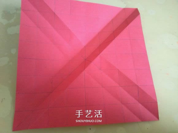 LS玫瑰花的折法图解 手工怎么折LS玫瑰步骤 -  www.shouyihuo.com