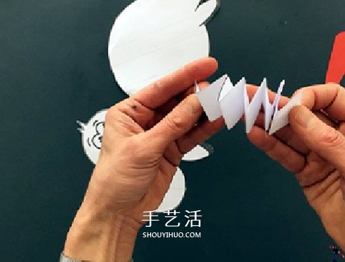 幼儿手工鸵鸟的制作方法 简单卡纸做卡通鸵鸟 -  www.shouyihuo.com