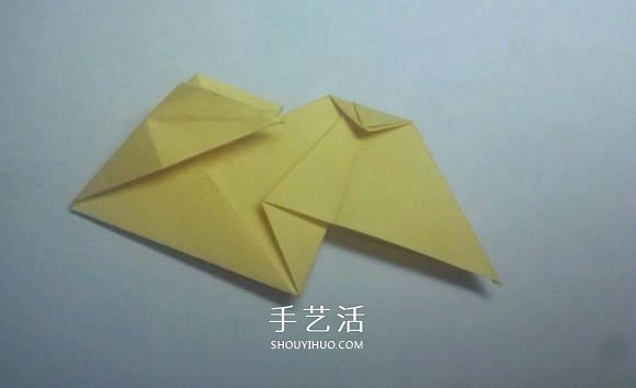 详细的折纸图解过程 带你学立体兔子的折法 -  www.shouyihuo.com