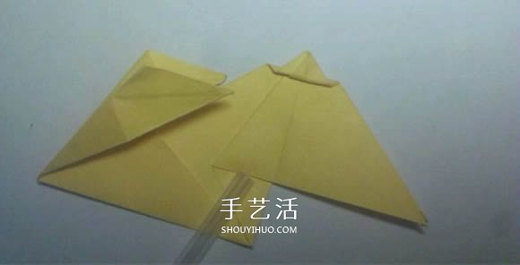 详细的折纸图解过程 带你学立体兔子的折法 -  www.shouyihuo.com