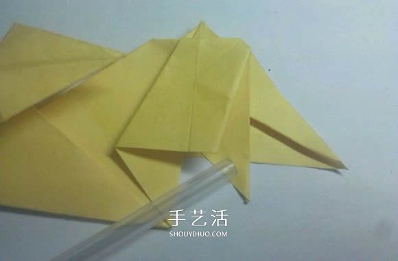 详细的折纸图解过程 带你学立体兔子的折法 -  www.shouyihuo.com