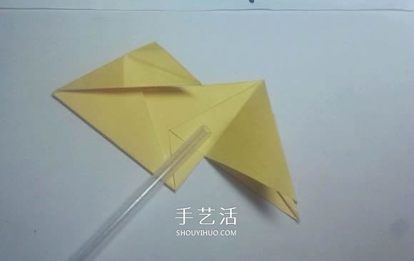 详细的折纸图解过程 带你学立体兔子的折法 -  www.shouyihuo.com