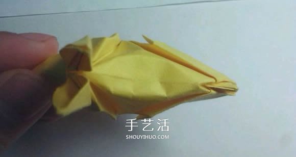 详细的折纸图解过程 带你学立体兔子的折法 -  www.shouyihuo.com