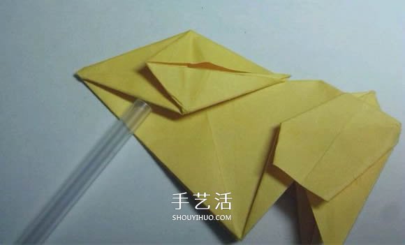 详细的折纸图解过程 带你学立体兔子的折法 -  www.shouyihuo.com