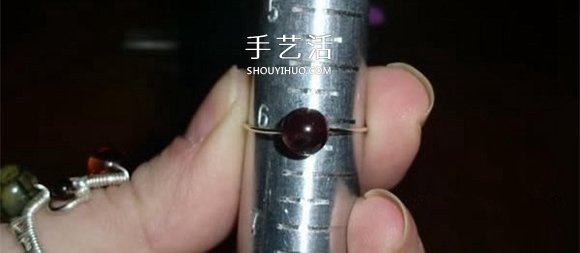 自制完美金属丝作品 金属丝绕线戒指DIY详解 -  www.shouyihuo.com