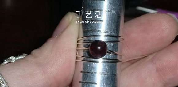 自制完美金属丝作品 金属丝绕线戒指DIY详解 -  www.shouyihuo.com