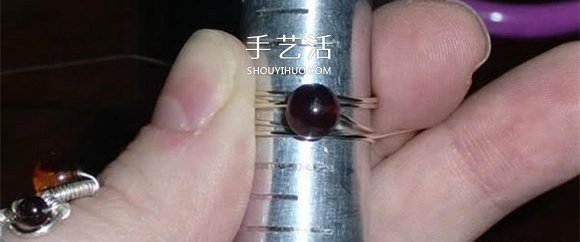 自制完美金属丝作品 金属丝绕线戒指DIY详解 -  www.shouyihuo.com