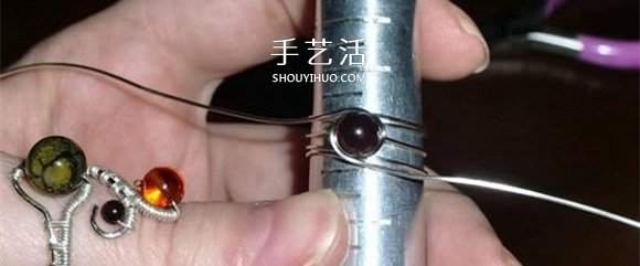 自制完美金属丝作品 金属丝绕线戒指DIY详解 -  www.shouyihuo.com