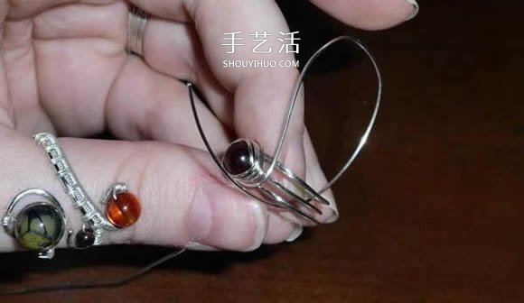 自制完美金属丝作品 金属丝绕线戒指DIY详解 -  www.shouyihuo.com