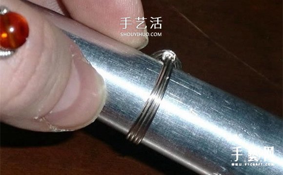 自制完美金属丝作品 金属丝绕线戒指DIY详解 -  www.shouyihuo.com