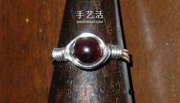 自制完美金属丝作品 金属丝绕线戒指DIY详解 -  www.shouyihuo.com