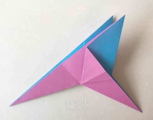 简单又好玩！会动的拍翼鸟手工折纸方法图解 -  www.shouyihuo.com