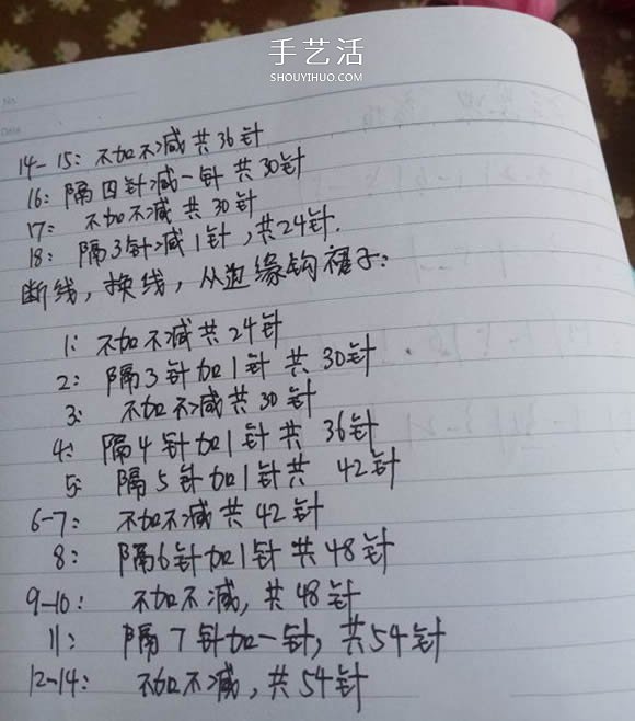 可爱小猪佩奇钩织教程 钩针编织小猪佩奇图解 -  www.shouyihuo.com