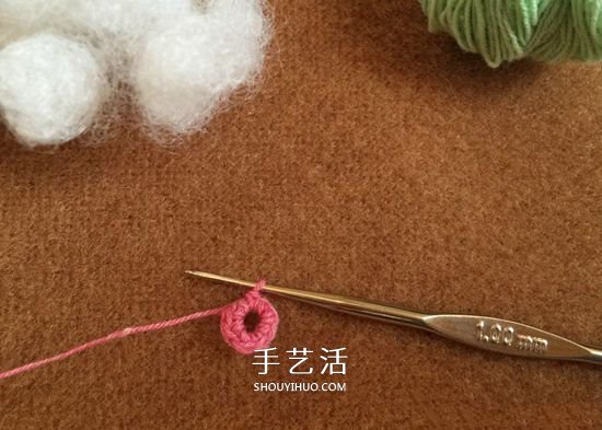怎么钩织小萝卜的方法 简单水萝卜的钩法图解 -  www.shouyihuo.com