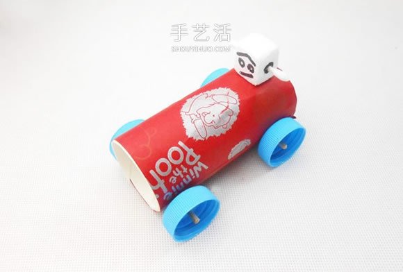 幼兒園玩具跑車的做法 DIY捲紙筒賽車的方法
