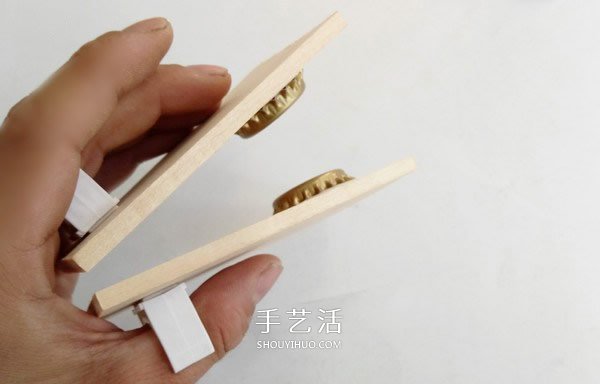 自制响板乐器的方法 简易儿童响板玩具制作