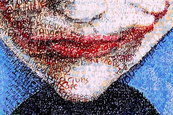 上百小时的名言堆叠 向名人致敬的创意文字画 -  www.shouyihuo.com