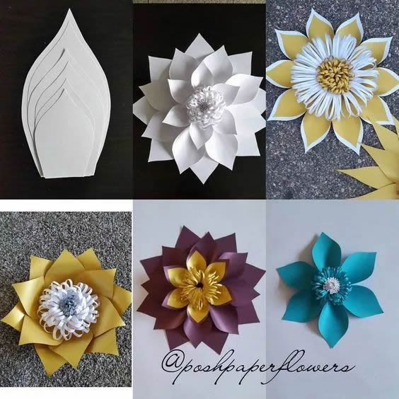 手工纸花怎么做 超多美丽纸花制作图解大全 -  www.shouyihuo.com