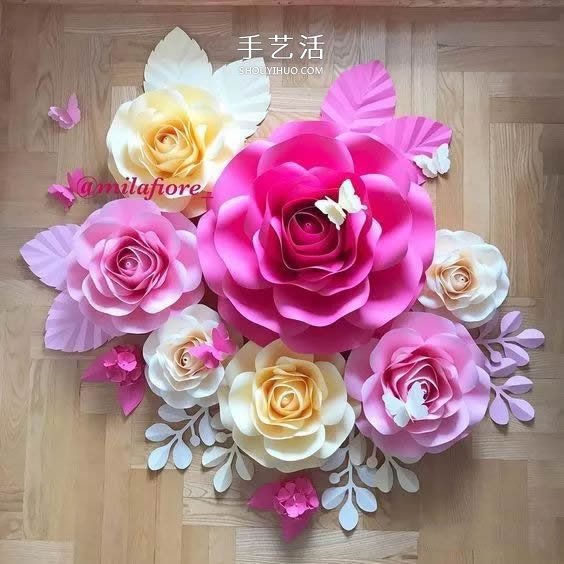 手工纸花怎么做 超多美丽纸花制作图解大全 -  www.shouyihuo.com