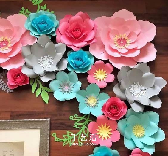 手工纸花怎么做 超多美丽纸花制作图解大全 -  www.shouyihuo.com