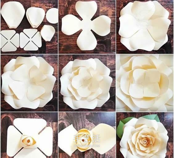 手工纸花怎么做 超多美丽纸花制作图解大全 -  www.shouyihuo.com
