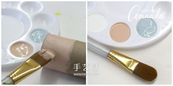 幼儿园卷纸筒废物利用 手工制作可爱的小矮人 -  www.shouyihuo.com
