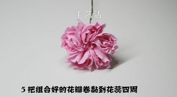 大卫奥斯汀玫瑰做法 美丽到极致的皱纹纸玫瑰 -  www.shouyihuo.com