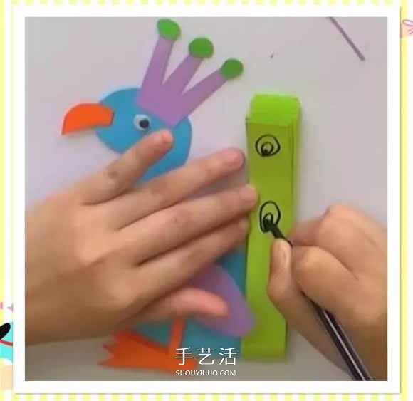 简易卡纸动物手工制作 幼儿园小朋友轻松上手 -  www.shouyihuo.com