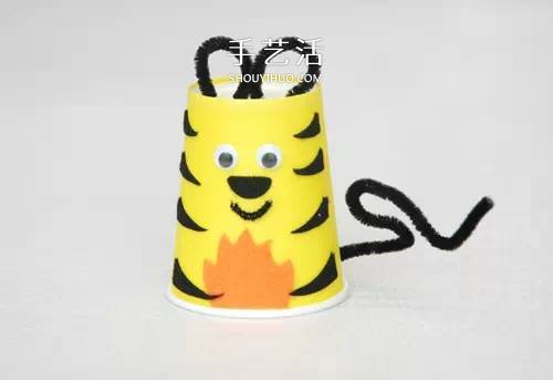 创意纸杯手工制作图片 用纸杯做可爱小动物 -  www.shouyihuo.com