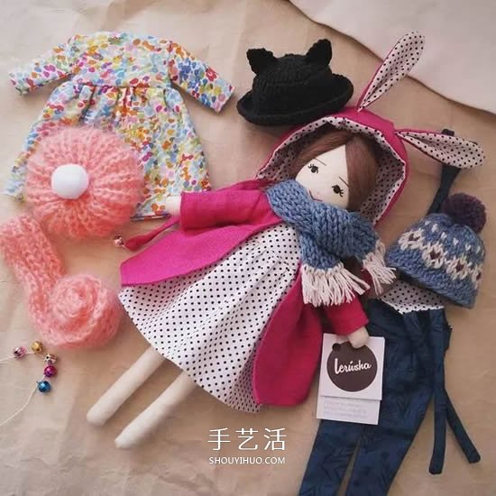 自制换装娃娃的方法 几块布片就让孩子玩不停 -  www.shouyihuo.com