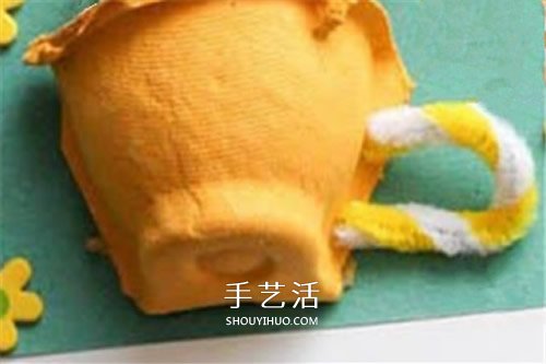 鸡蛋托做茶壶！可爱又创意母亲节立体贺卡DIY -  www.shouyihuo.com