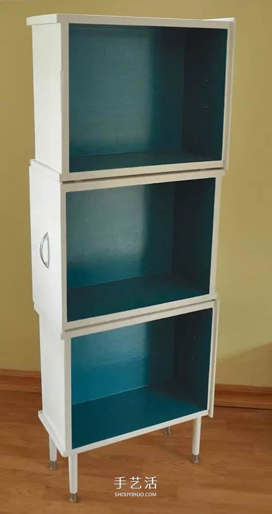 创意旧抽屉改造DIY 简单做成好看又实用家具 -  www.shouyihuo.com
