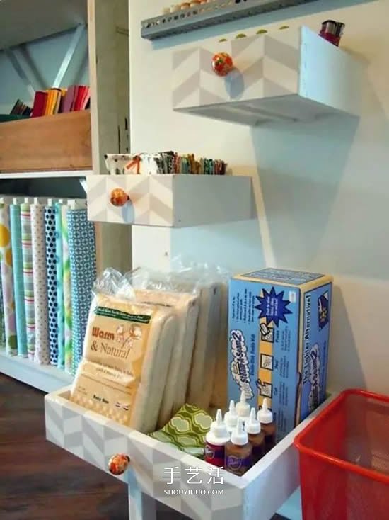创意旧抽屉改造DIY 简单做成好看又实用家具 -  www.shouyihuo.com